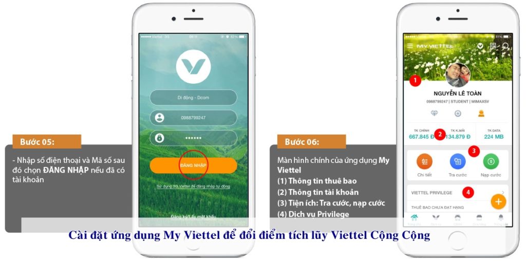 Cài đặt ứng dụng My Viettel để nhận ưu đãi và đổi điểm tích lũy thuận tiện nhất 